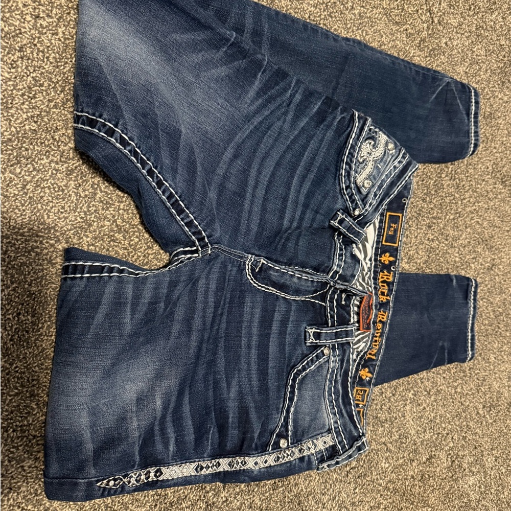 Rock Revival Dark Blue Skinny Jeans